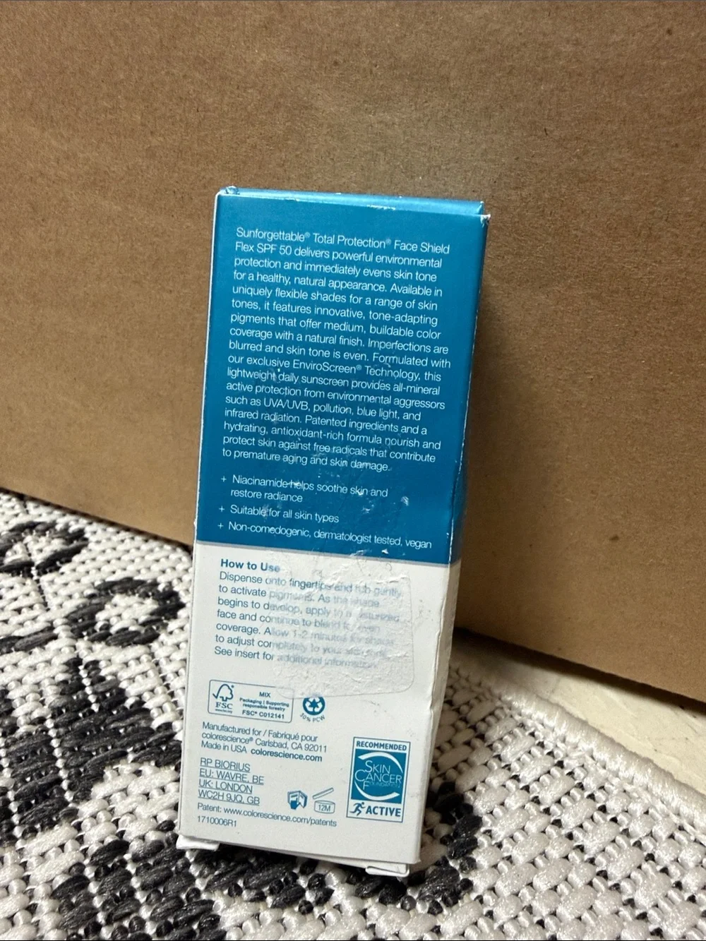 TAN Colorescience Sunforgettable Face Shield FLEX